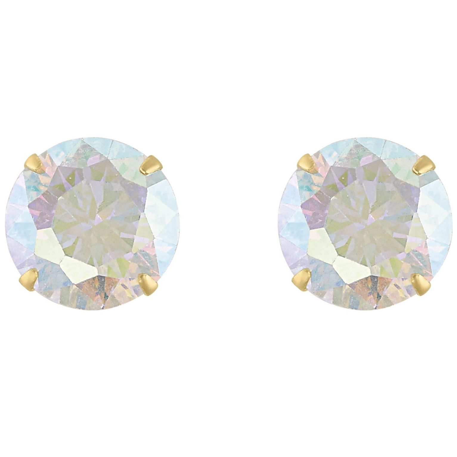 Broquel 14K Recto 7Mm Sabelli
