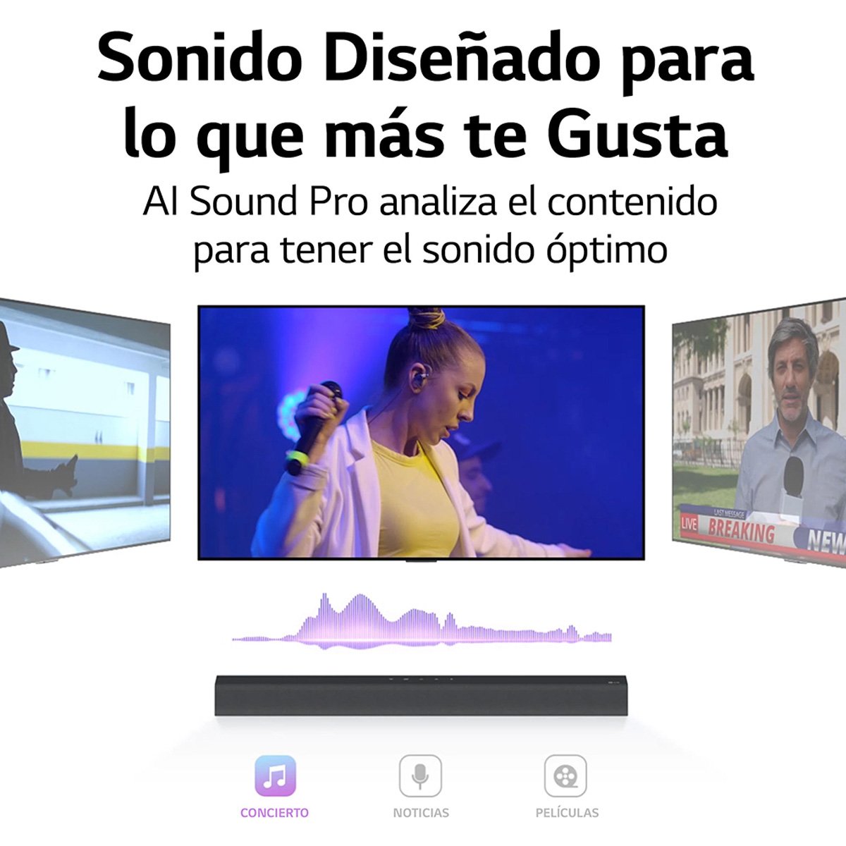 Barra de Sonido LG S40Q 2.1 Canales 300W