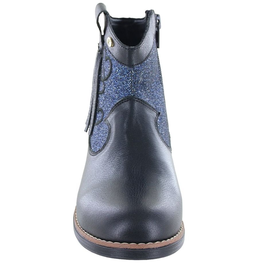 Botín Vaquero 19-23 Negro Coqueta para Niña