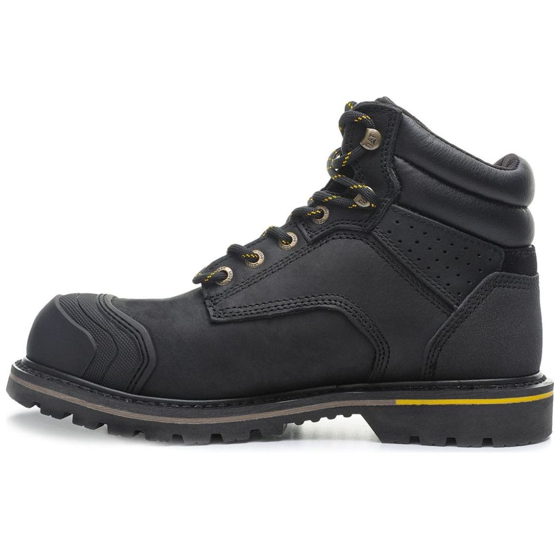 Bota de Piel para Caballero Negro Cat