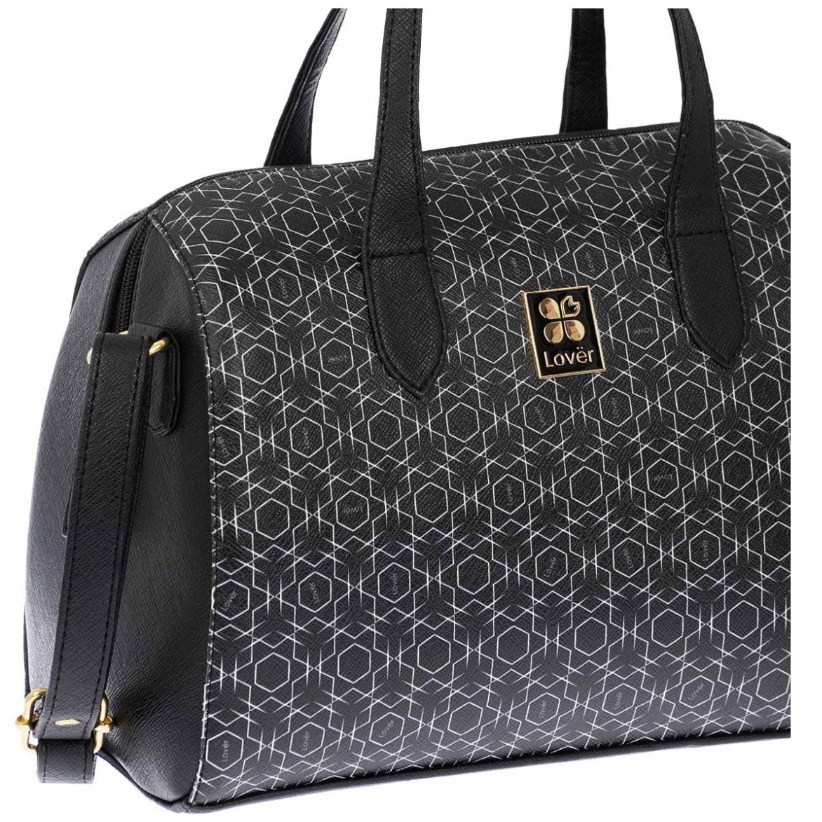 Bolso Bowling Color Negro Lover 9570-1