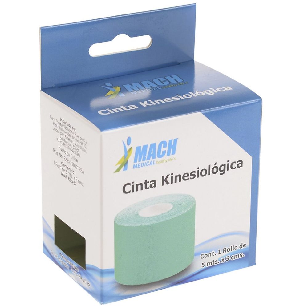 Cinta Kinesiológica Pro 5Cm X 5M Mach Medical