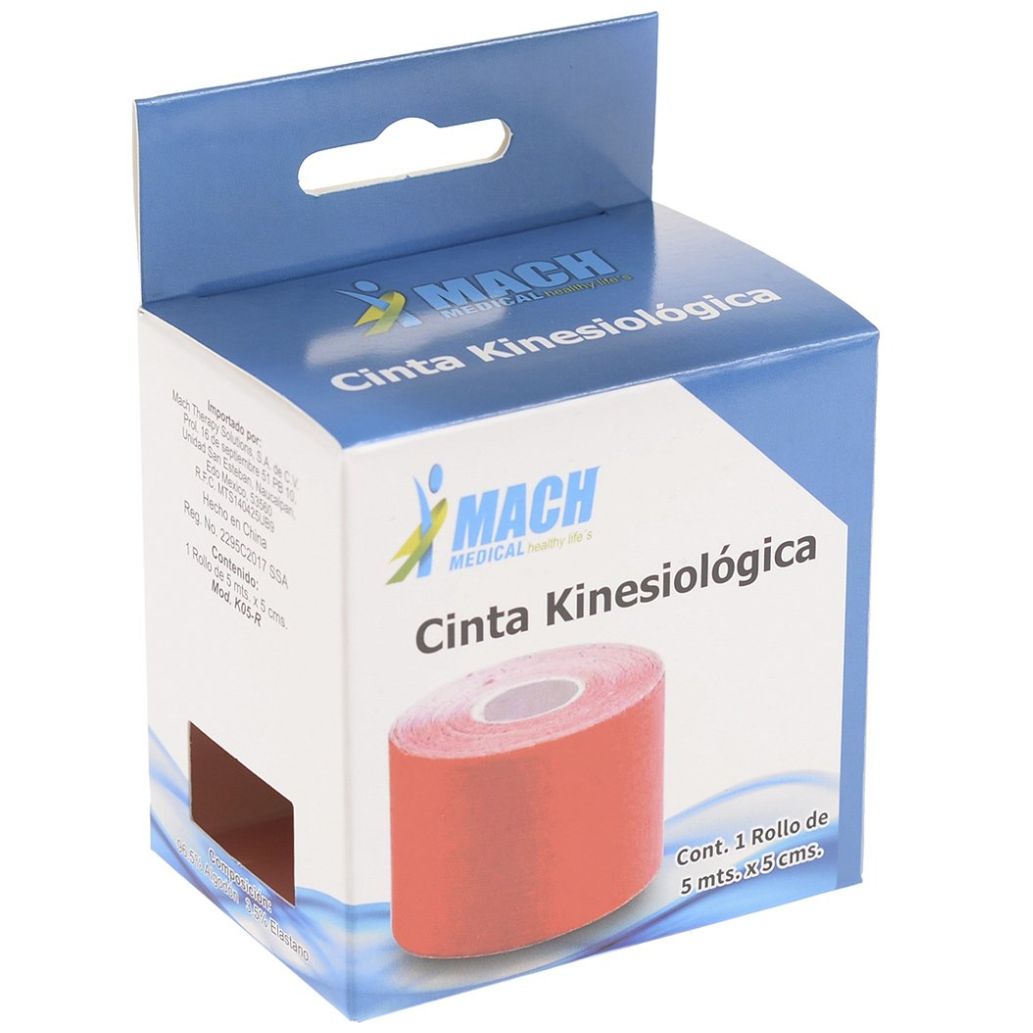 Cinta Kinesiológica Pro 5Cm X 5M Mach Medical