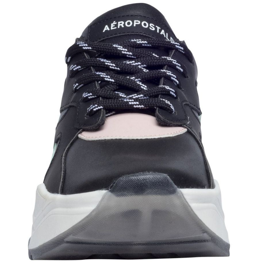 Tenis Casual Urbano Negro Aeropostale