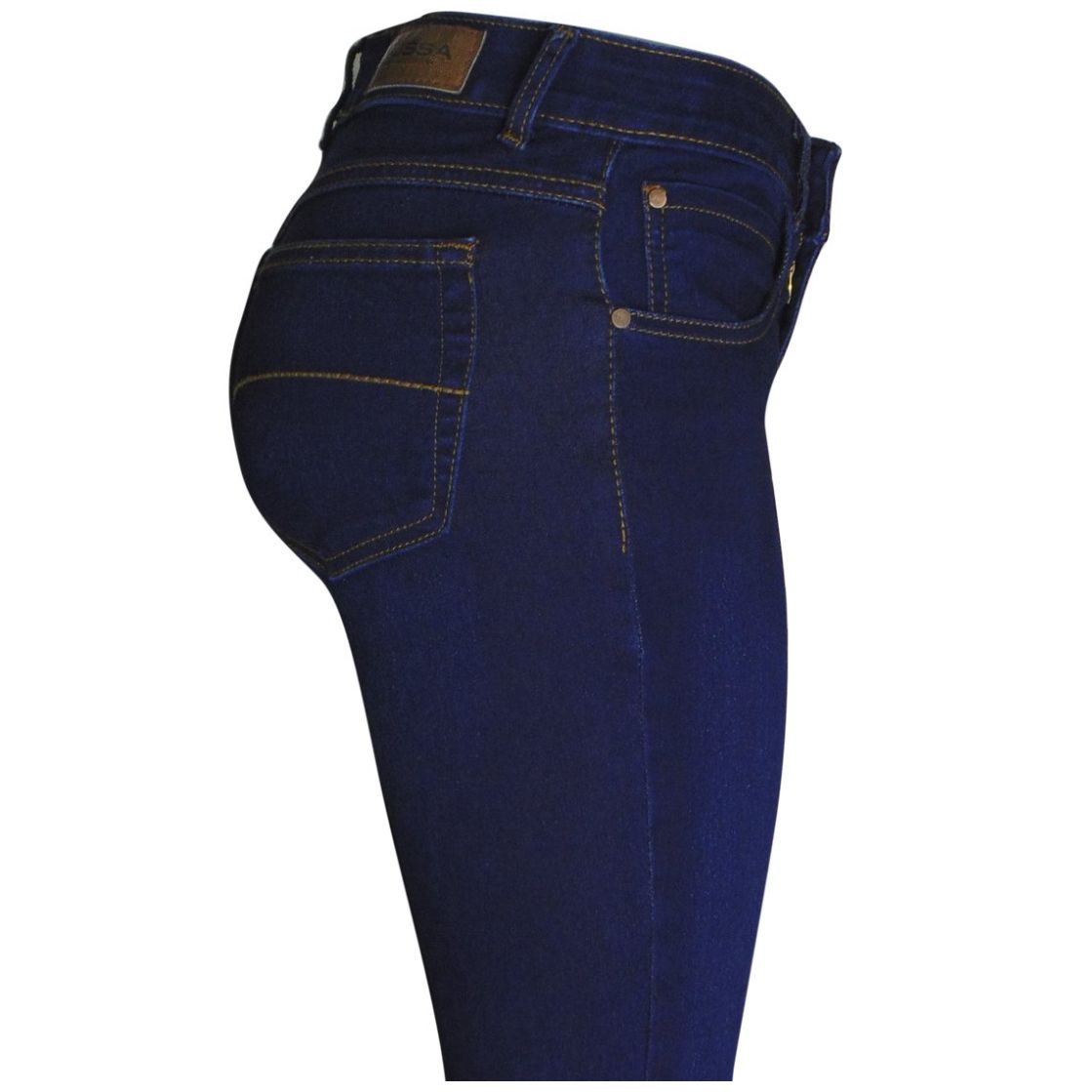 Jeans Recto Cintura Alta Mussa
