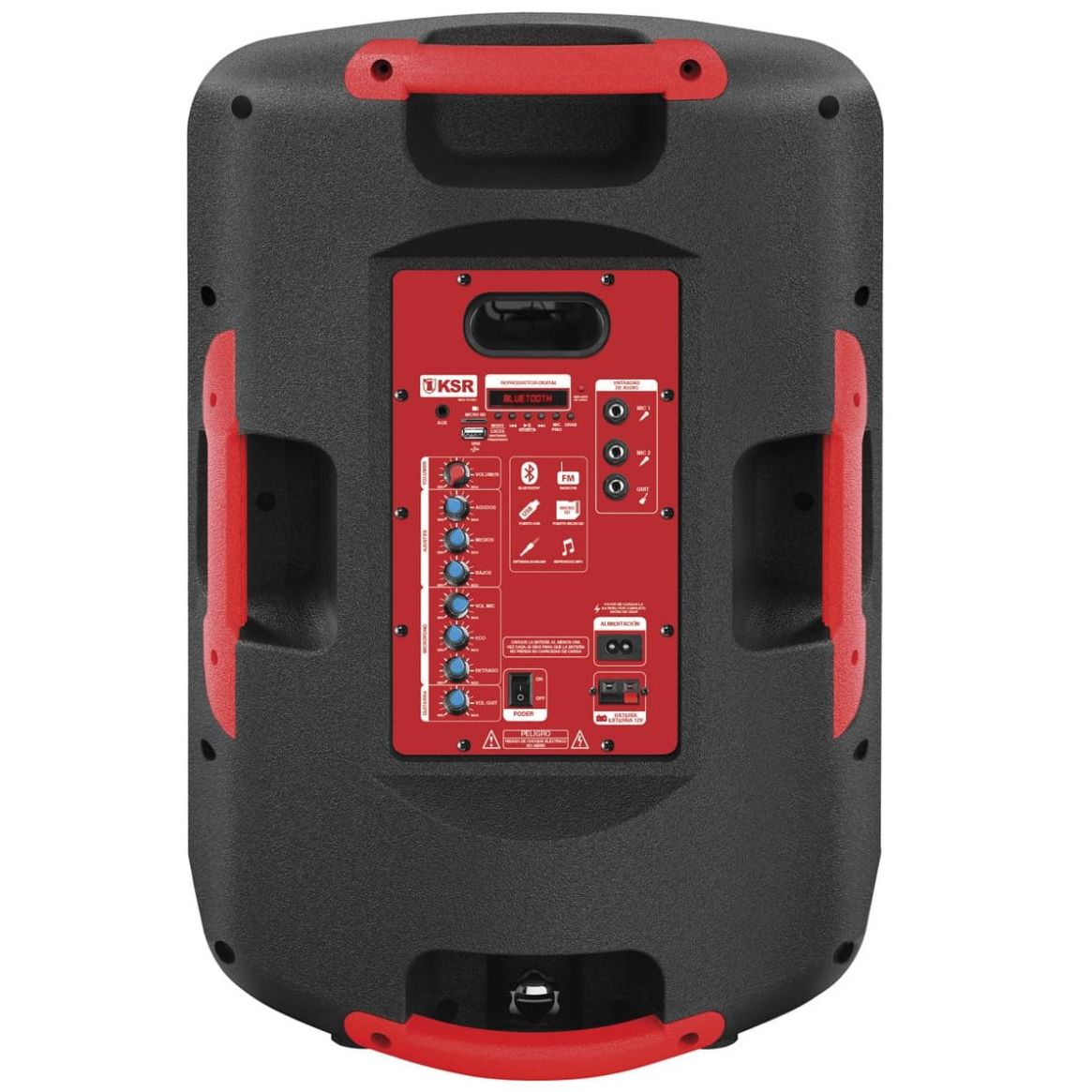 Bafle Ksr 15" Pantalla Neón Msa-7515Sc