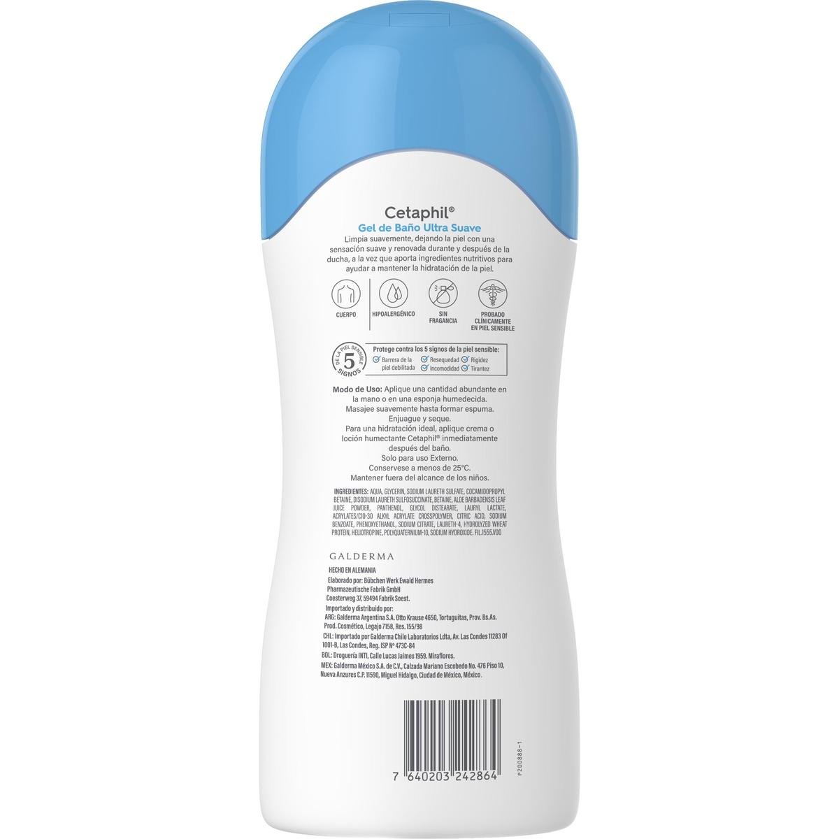 Cetaphil Gel de Baño Corporal 500 Ml