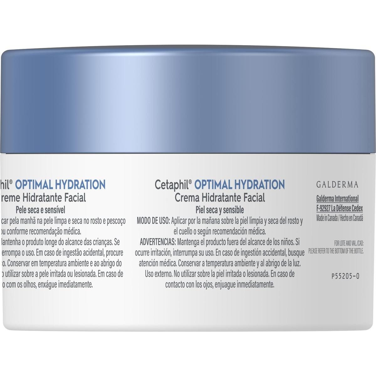 Cetaphil Optimal Hydration Loción Hidratante Facial Dia 48 Gr