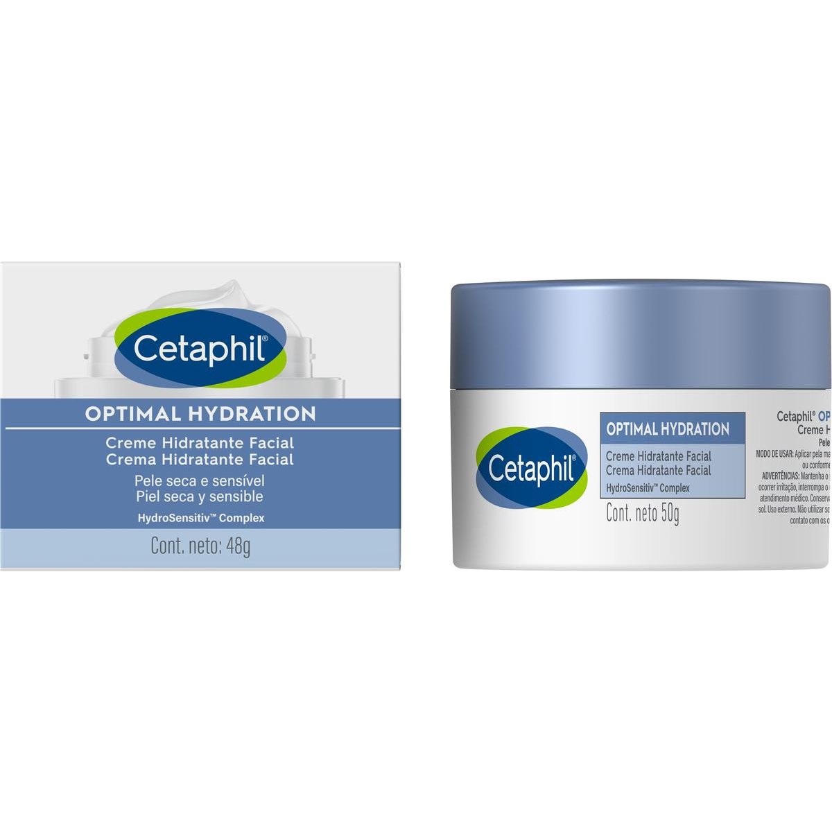 Cetaphil Optimal Hydration Loción Hidratante Facial Dia 48 Gr