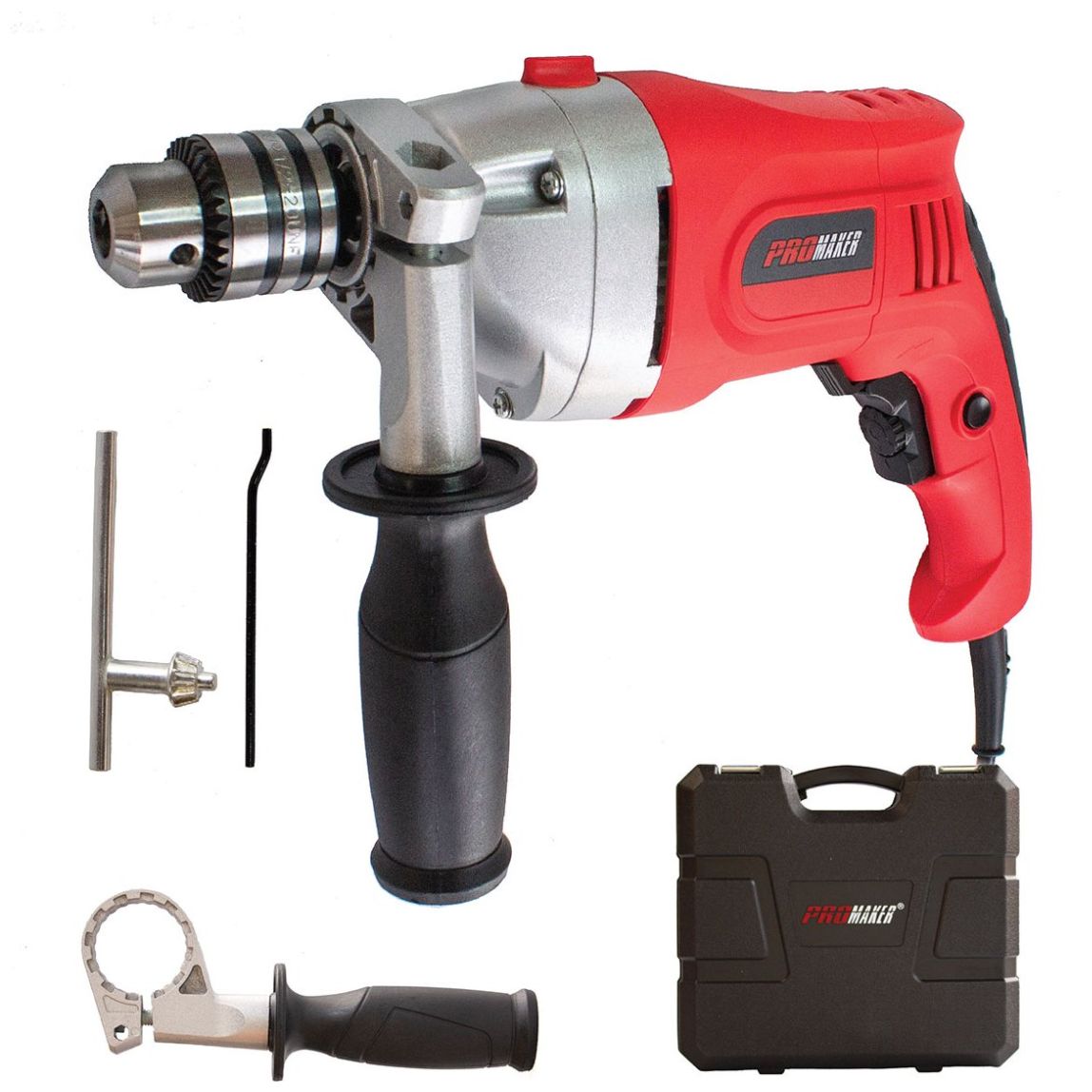 Taladro Percutor 850W Estuche Incluido Promaker