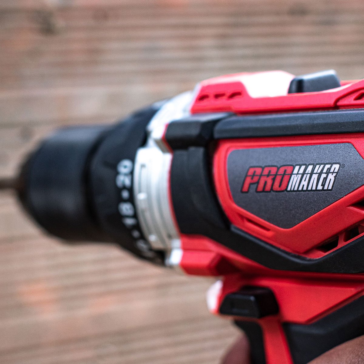 Taladro Inalámbrico Percutor 20V Uso Industrial/ Profesional Promaker