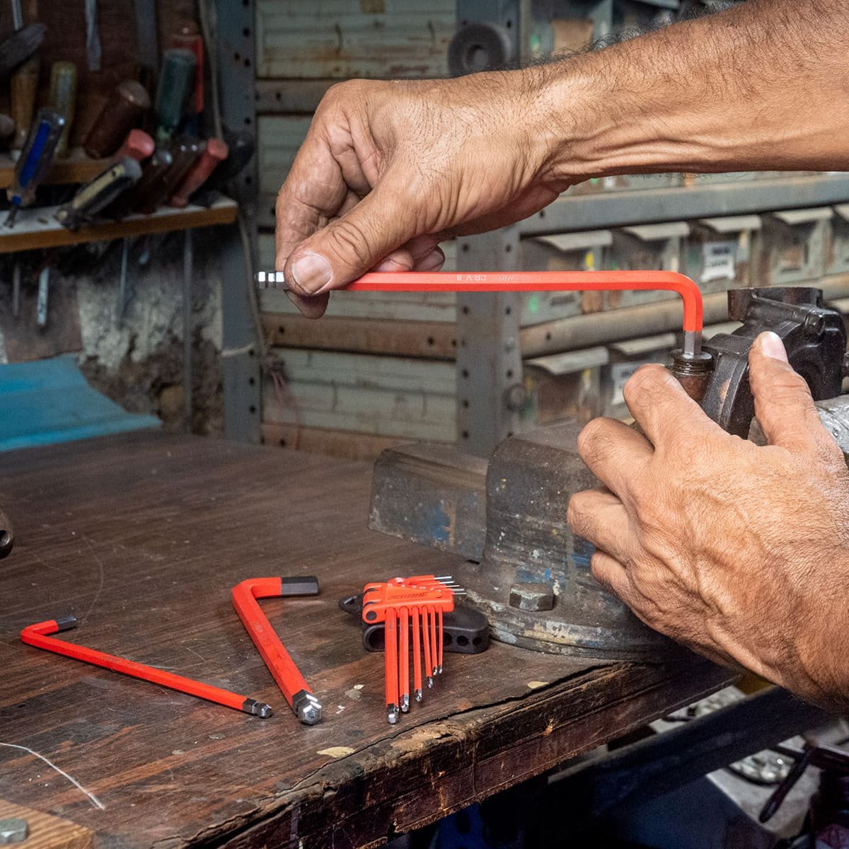 Juego Promaker de 9 Llaves Hexagonal Larga/ Bola 1.5 a 10Mm