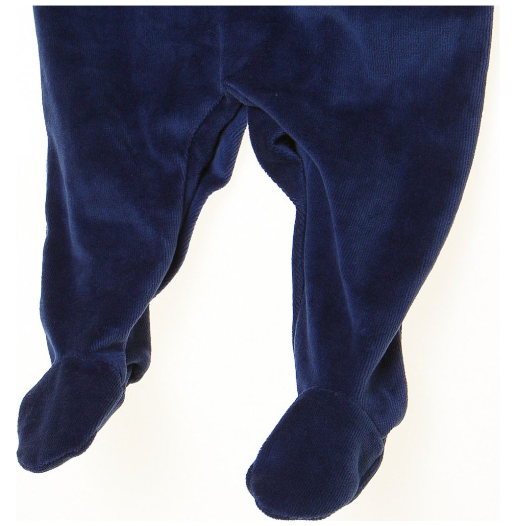 Mameluco de Velour para Bebé Diseño Jirafa Carosello