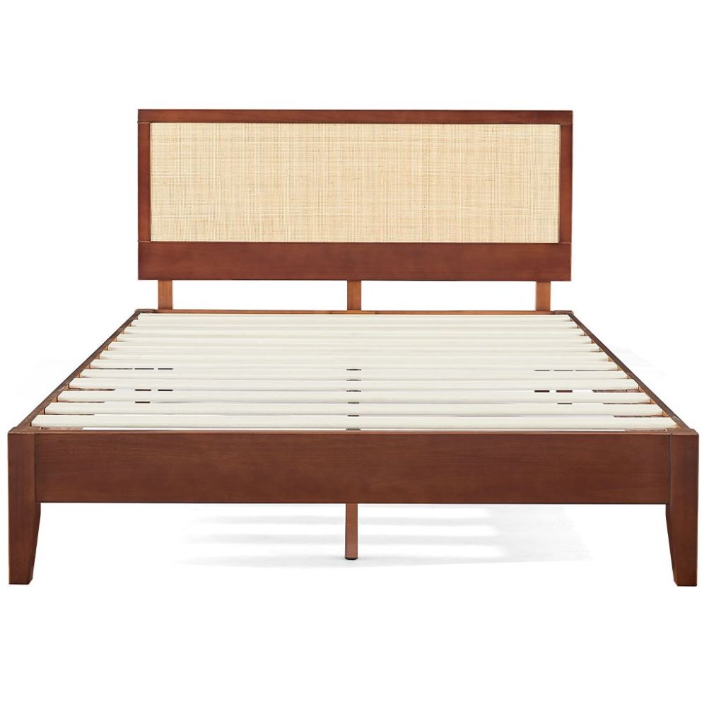 Base Y Cabecera Matrimonial Natural Tejida Nooz