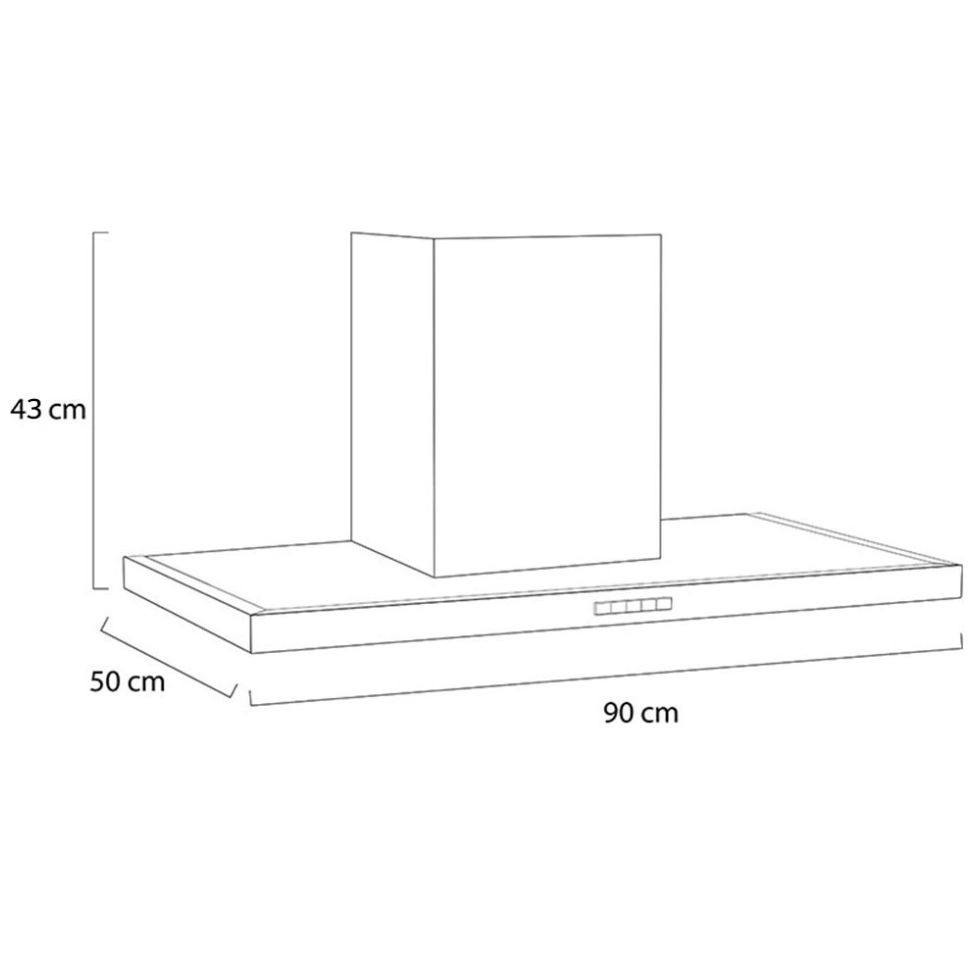 Campana T Shape 90 Cm LG Hcez3605S2