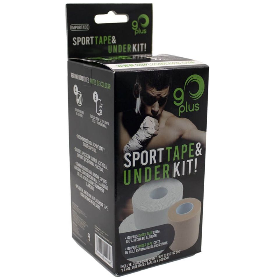 100pack Cinta Adhesiva Venda Deportiv Sport Tape Kit Go Plus