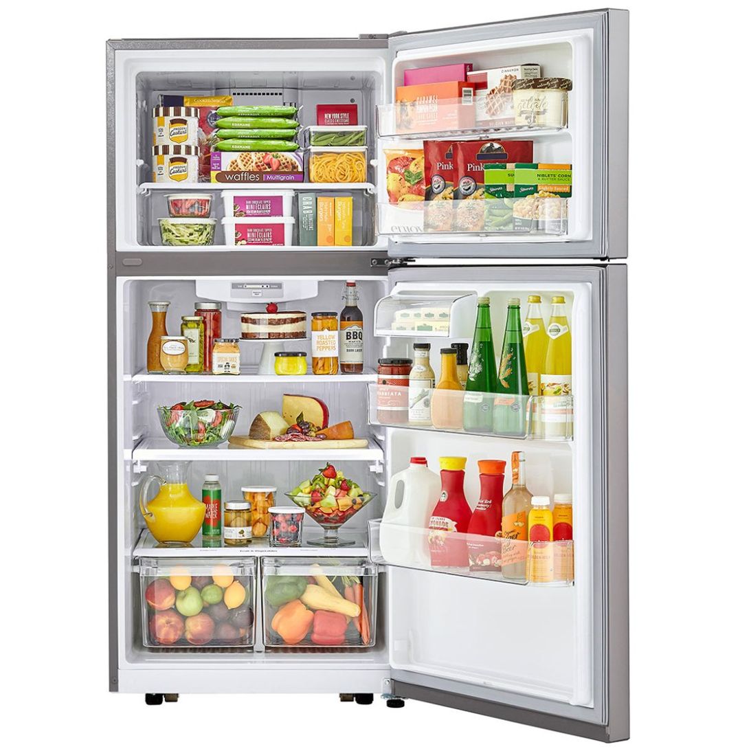 Refrigerador LG Top Mount Smart Inverter con Multi-Air Flow 20 Pies Acero  Lt57Bpsx