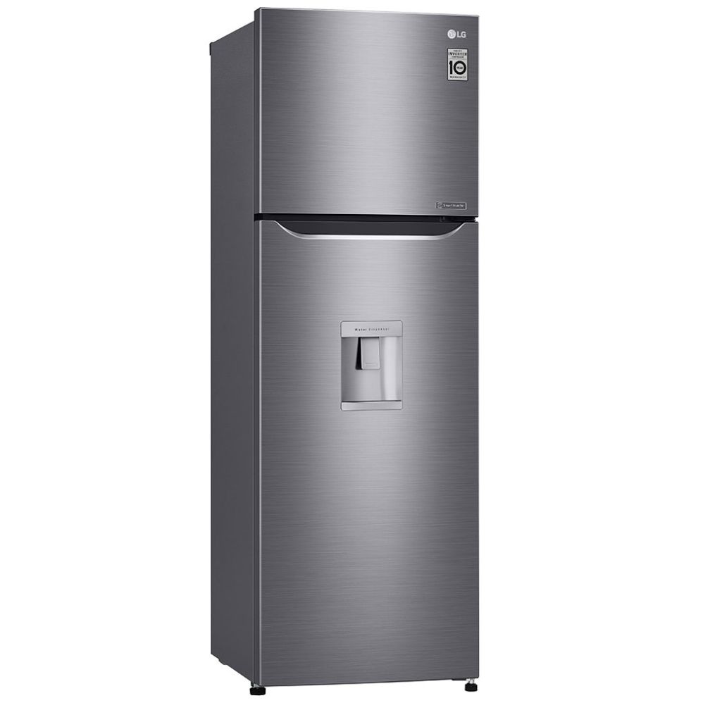 Refrigerador LG Top Mount  Smart Inverter con Door Cooling 9 Pies  Platino  Gt29Wdc