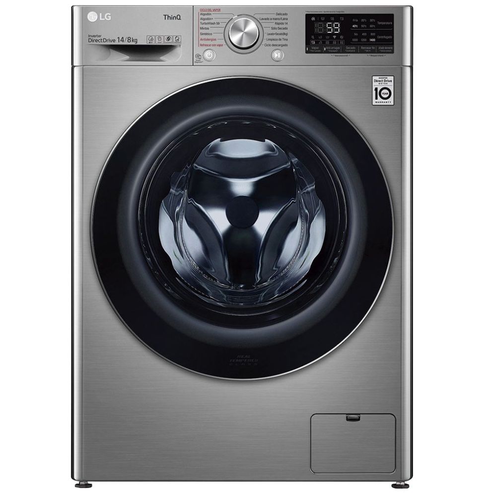 Lavasecadora Lg 14Kg Wd14Vv3S6 Silver