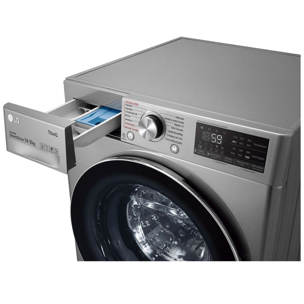 Lavasecadora Lg 14Kg Wd14Vv3S6 Silver