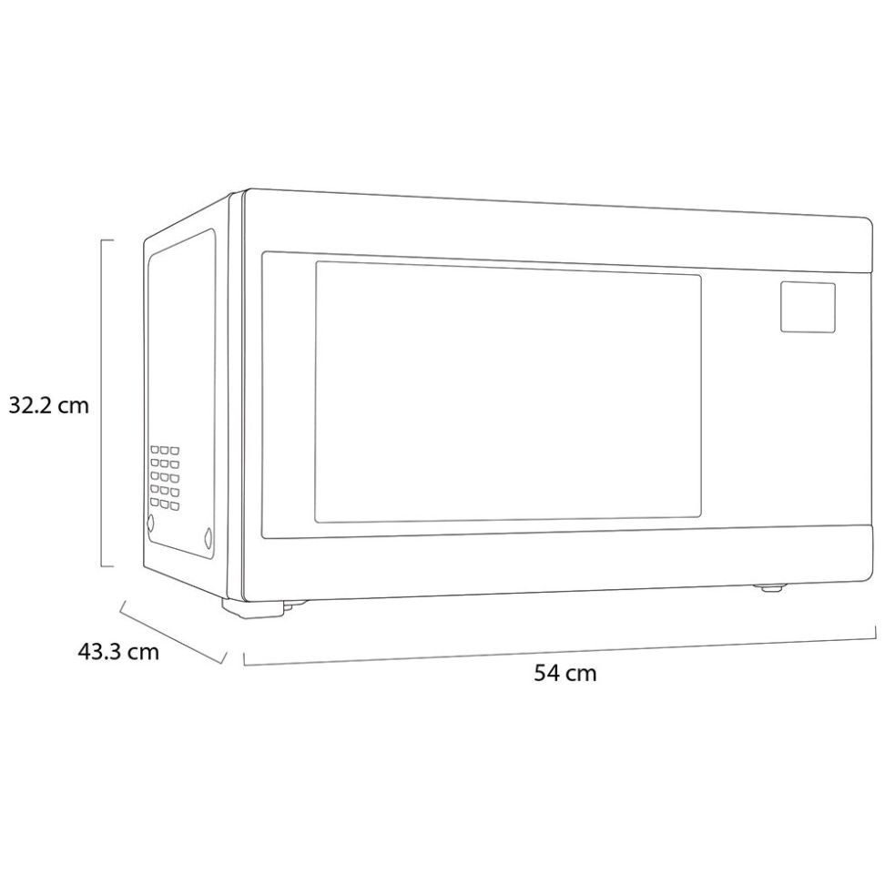 Horno de Microondas LG Smart Inverter NeoChef de 42 litros (1.5 cu ft) con  EasyClean MS1596CIR