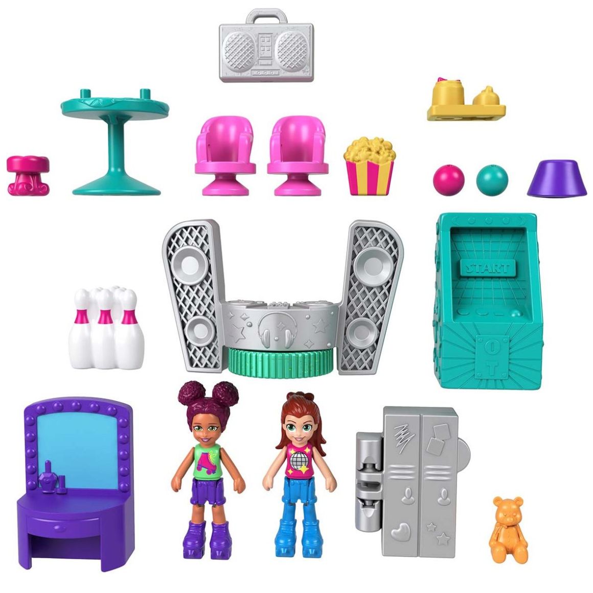 Polly Pocket Compacto con Doble Área de Juego