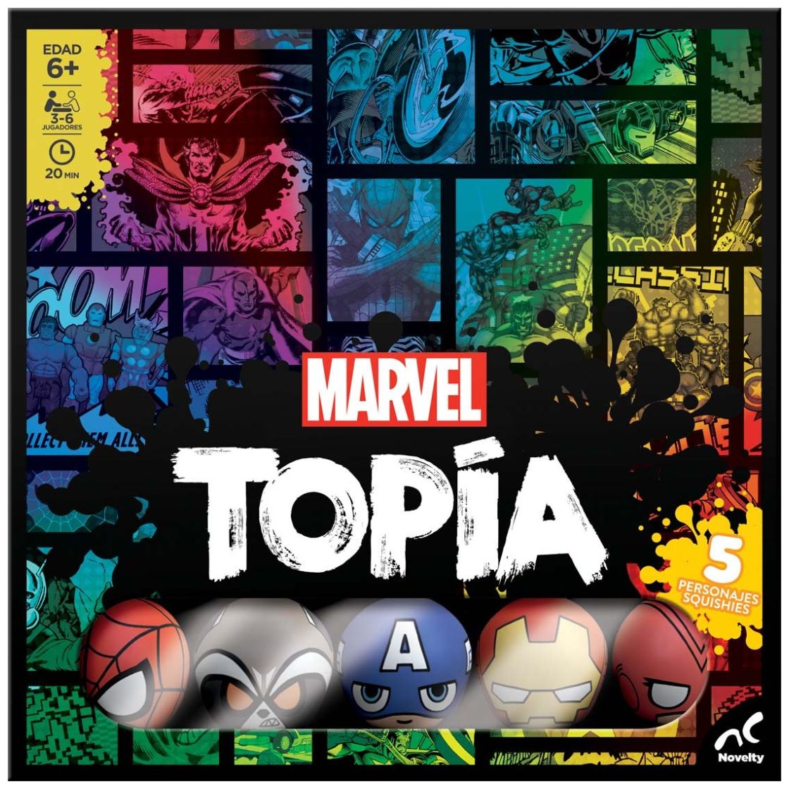 Juego de Mesa en Familia Marvel Topia
