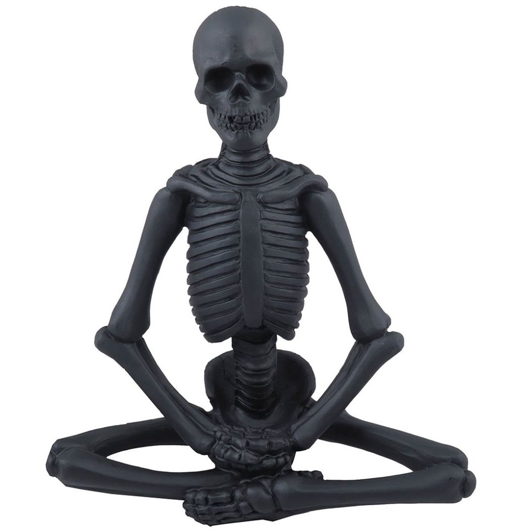 Home Nature Figura Decorativa Esqueleto Loto 23*20*10 Cm