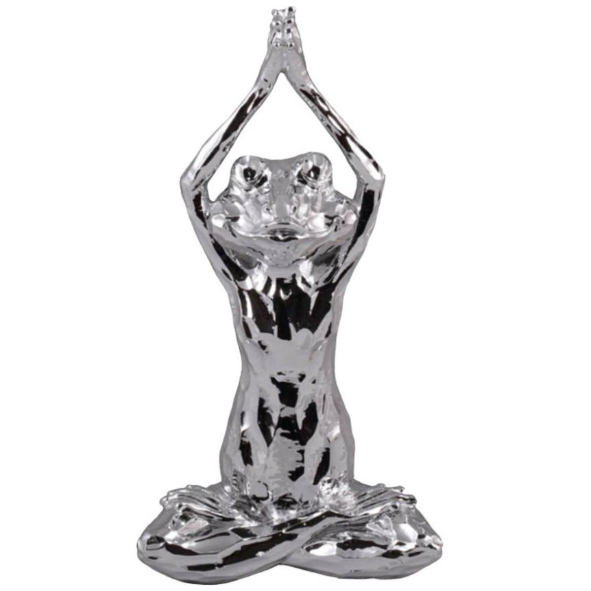 Home Nature Figura Decorativa Rana Estiramiento 29*15*9 Cm