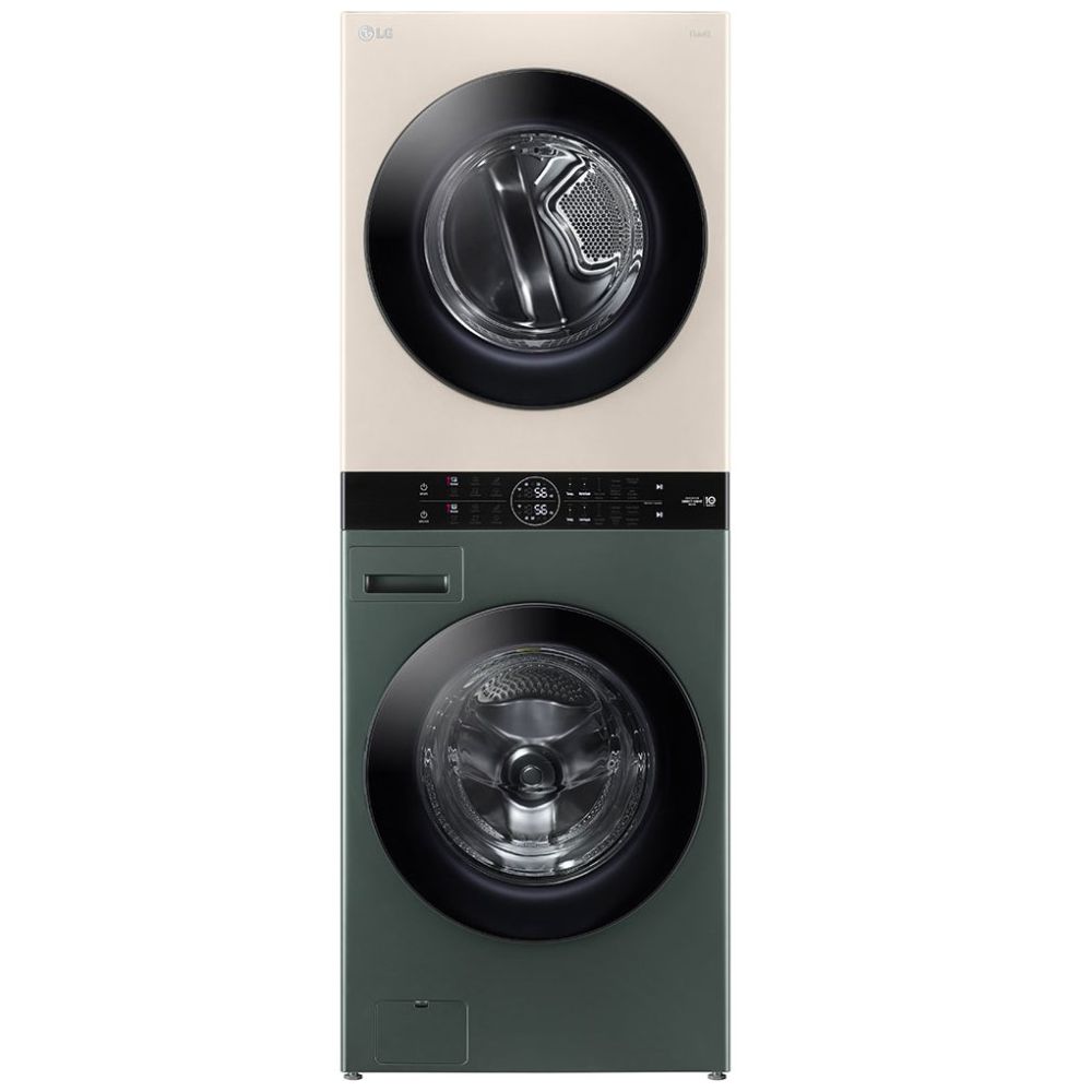 Torre de Lavado Lg 22 Kg Wk22Gbs6 Verde con Beige