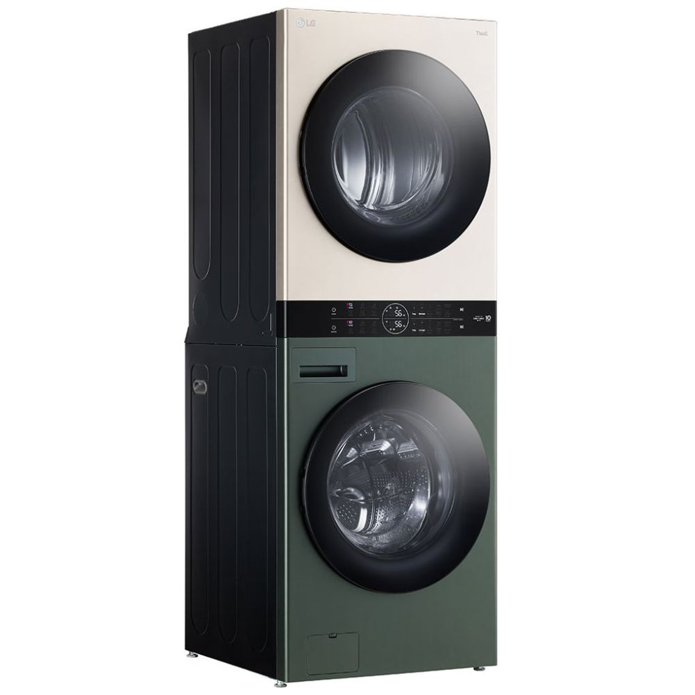 Torre de Lavado Lg 22 Kg Wk22Gbs6 Verde con Beige