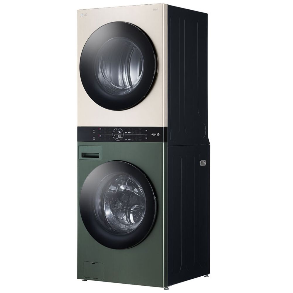 Torre de Lavado Lg 22 Kg Wk22Gbs6 Verde con Beige
