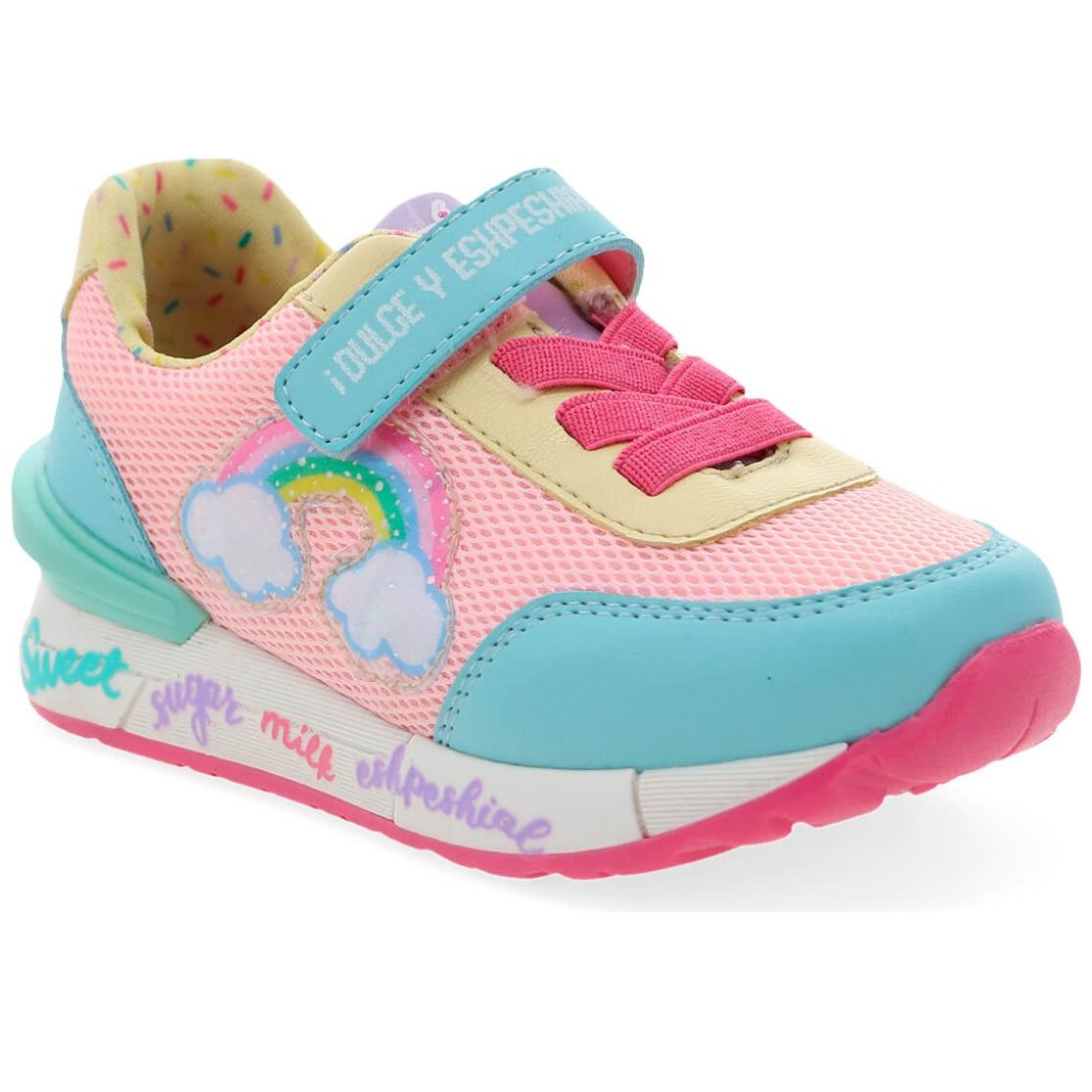 Tenis C Velcro 15-20 Colores Mis Pastelitos para Niña