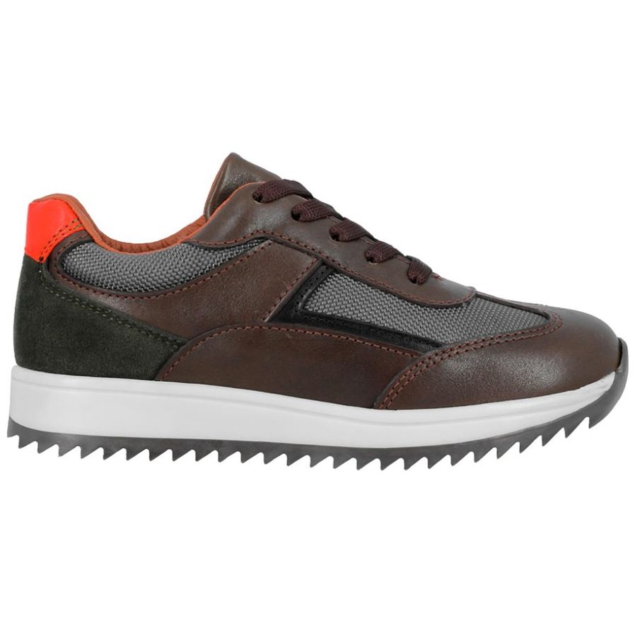 Tenis con Agujeta 18-25 Café Hush Puppies para Niño