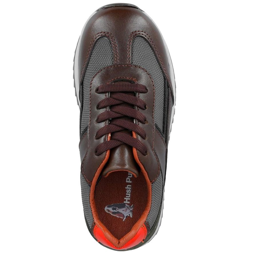 Tenis con Agujeta 18-25 Café Hush Puppies para Niño