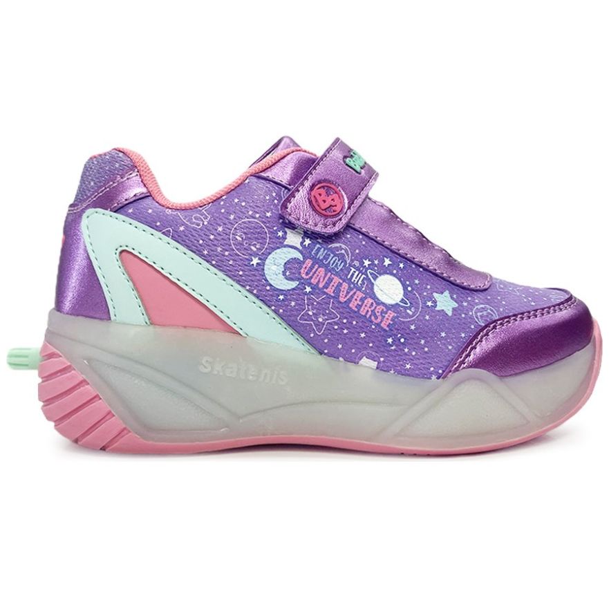 Tenis Patín 17-23 Perla I Morado Bubble Gummers para Niña