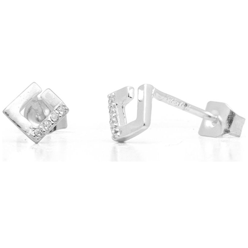 Broquel Cuadrado con Circonias Frassinoro