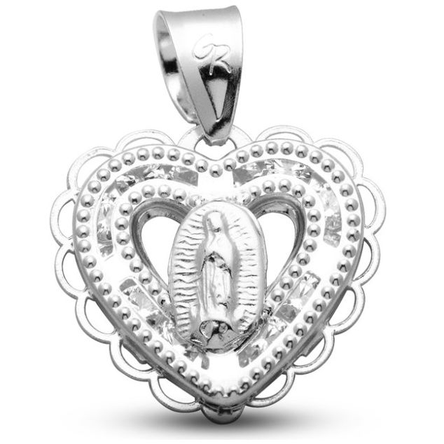 Medalla Corazón Virgen de Guadalupe