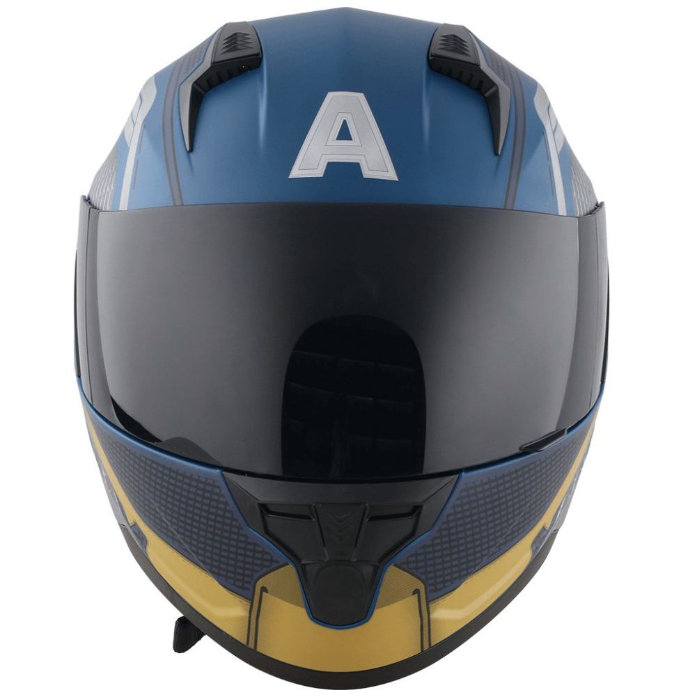 Casco para Motociclista Lexus Capitan America Talla Xl Edge