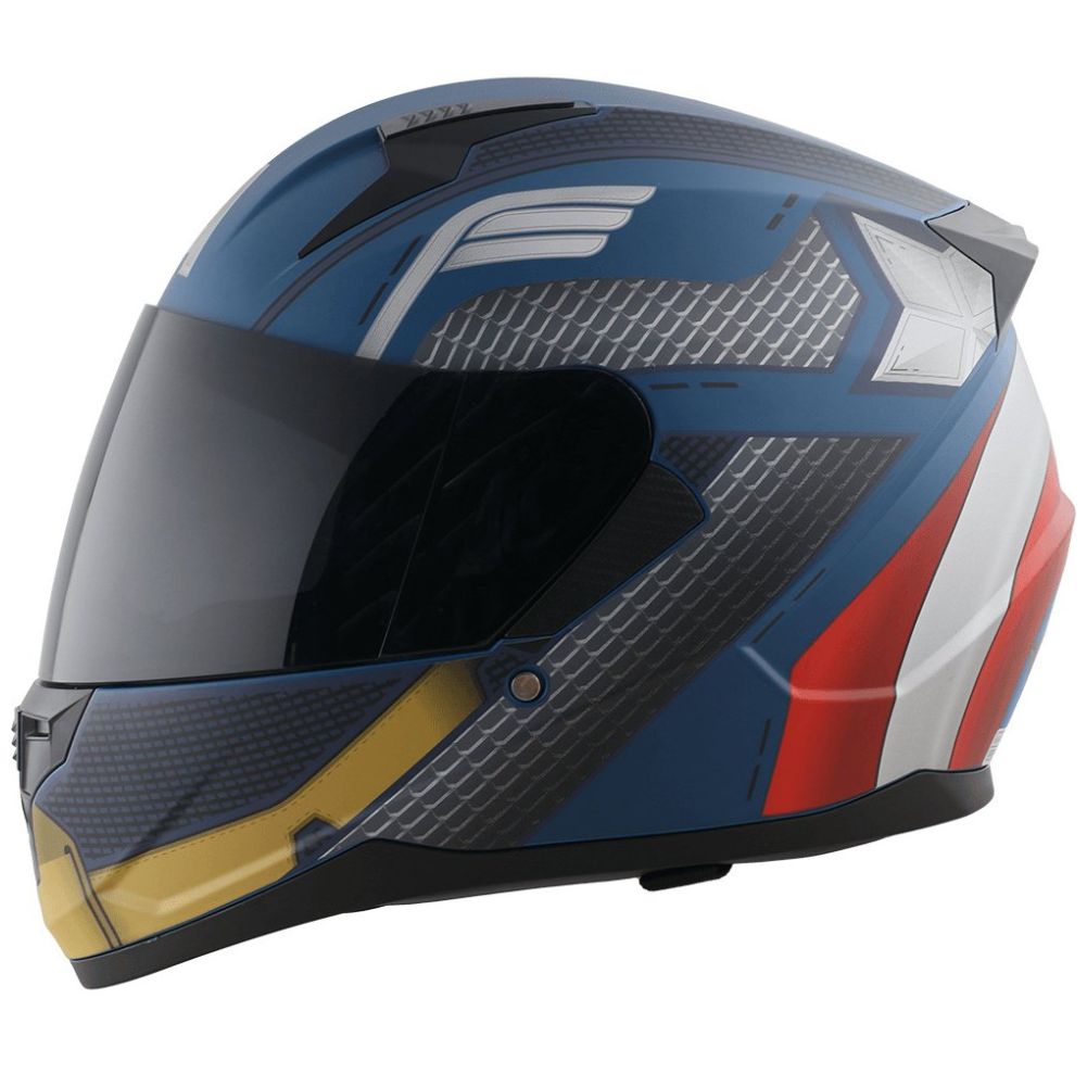 Casco para Motociclista Lexus Capitan America Talla Xl Edge