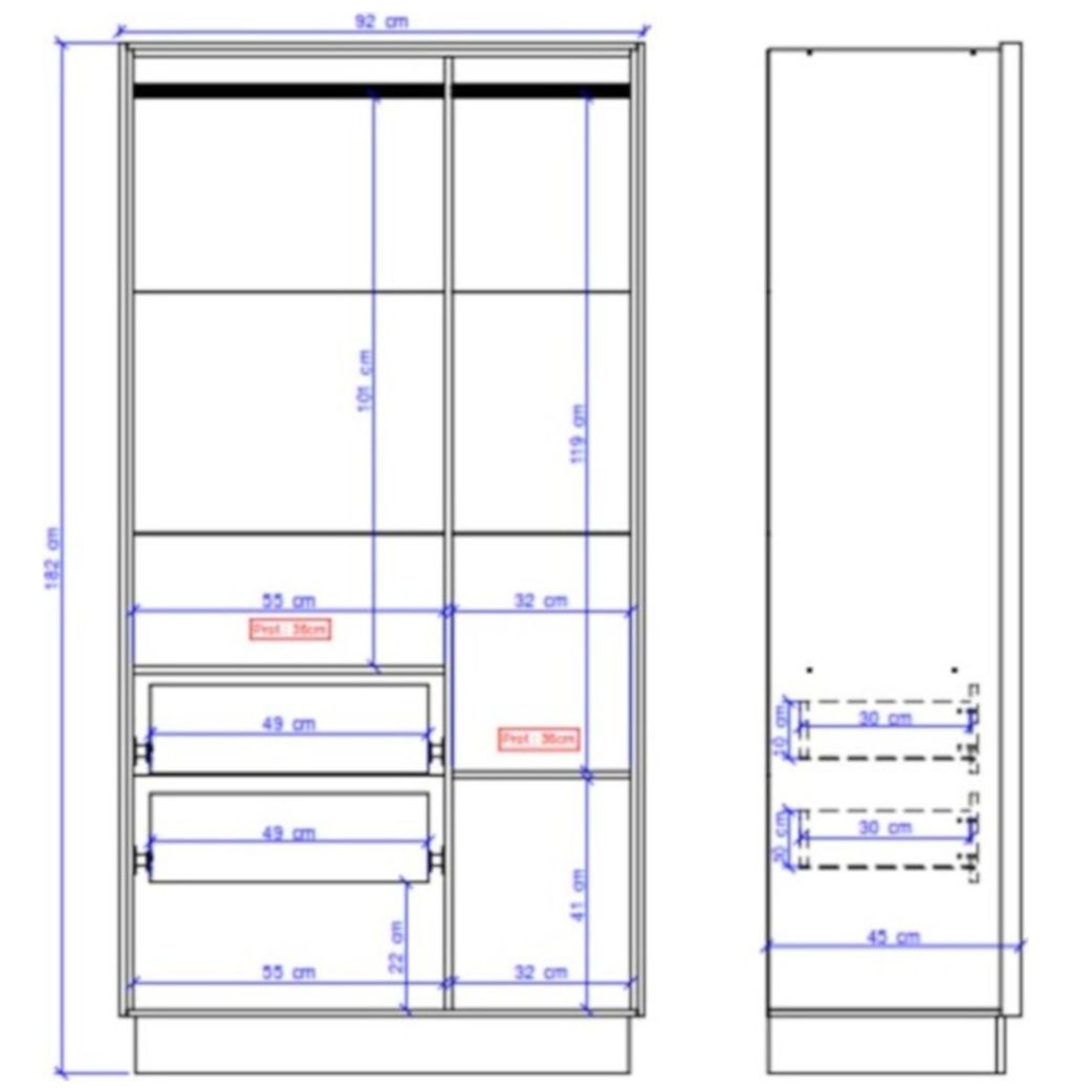 Ropero Bertolini Chocolate 1135