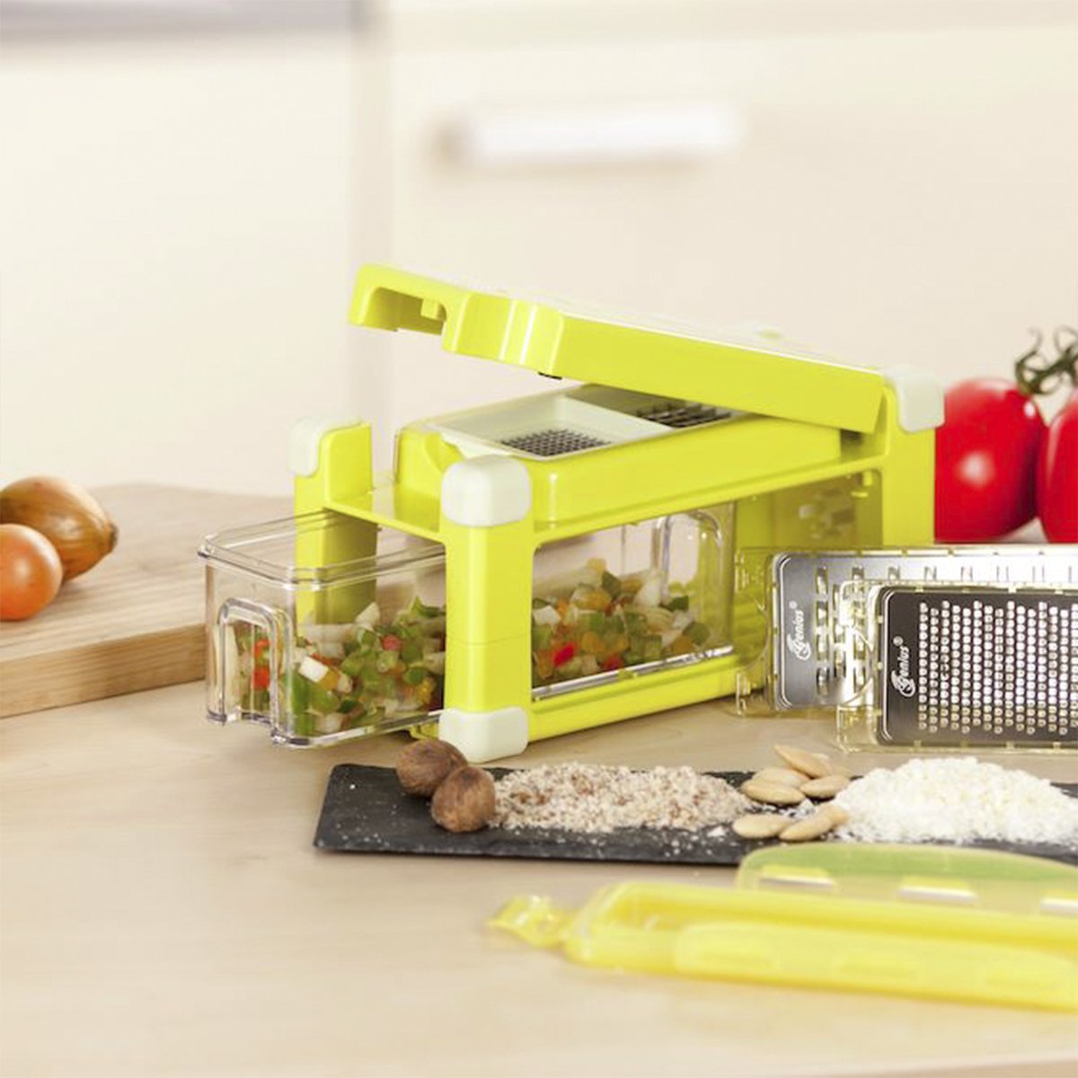 Set Flavorcast Gourmet 24 Cm Nicer Dicer Gourmet Flavorstone