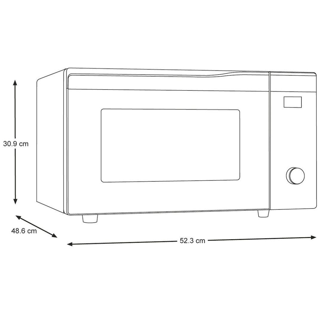 Horno de Microondas 1.1 Ftcu Convection Balck Stainless Samsung