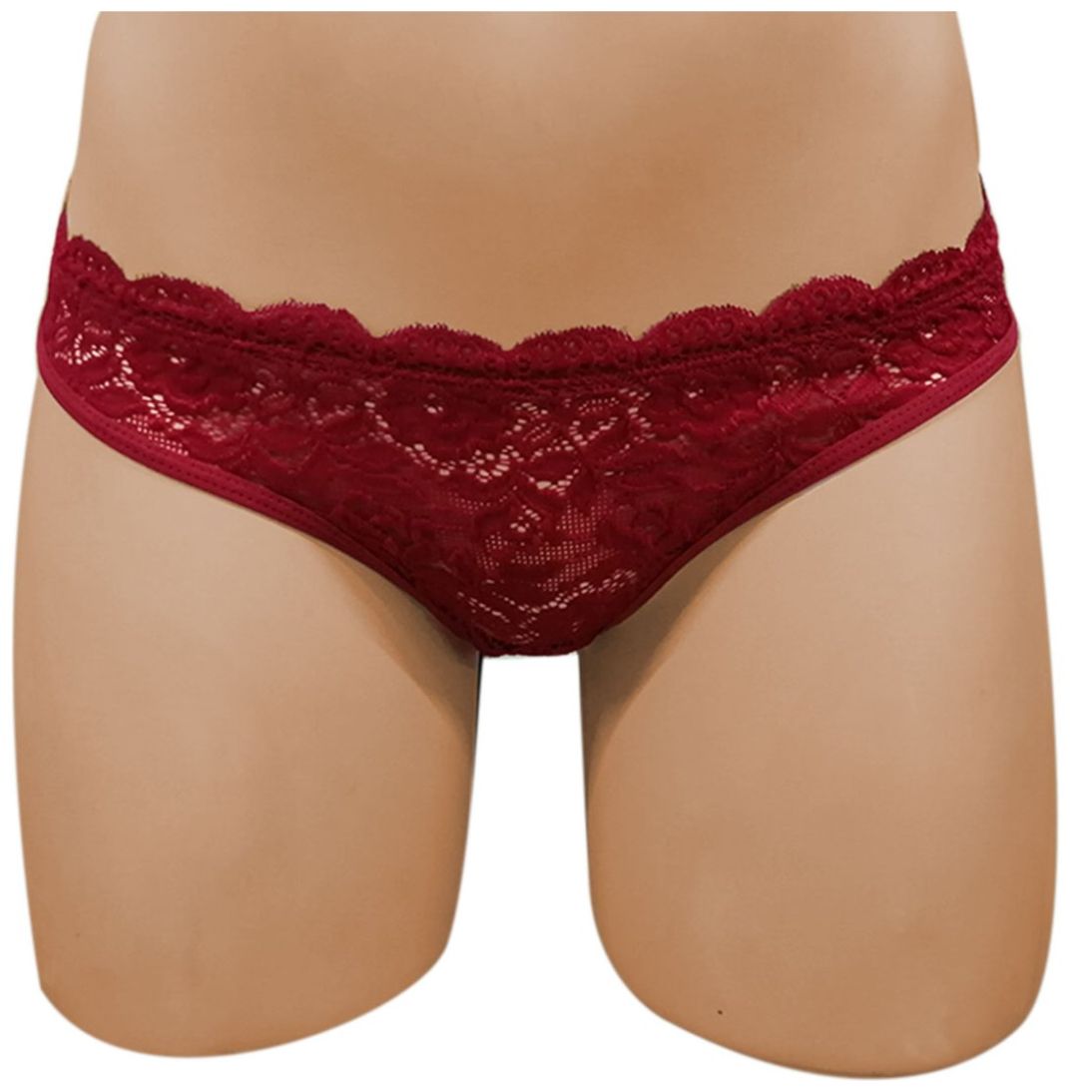 Tanga Encaje Rojo Zelina 9818
