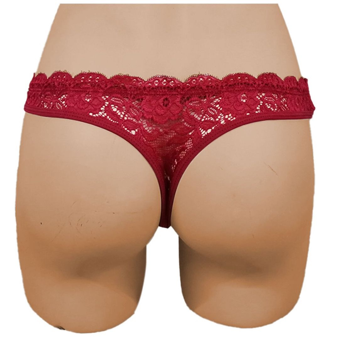 Tanga Encaje Rojo Zelina 9818
