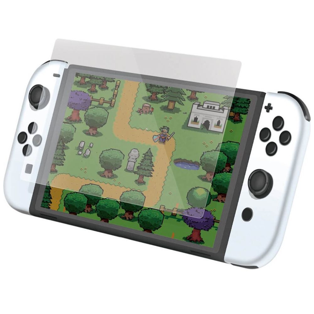 Nintendo Switch Guardian Pack Oled Bundle Mica Y Case Negro