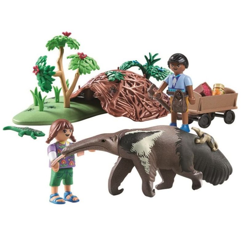 Cuidado Del Oso Hormiguero Witopia Playmobil Witopia