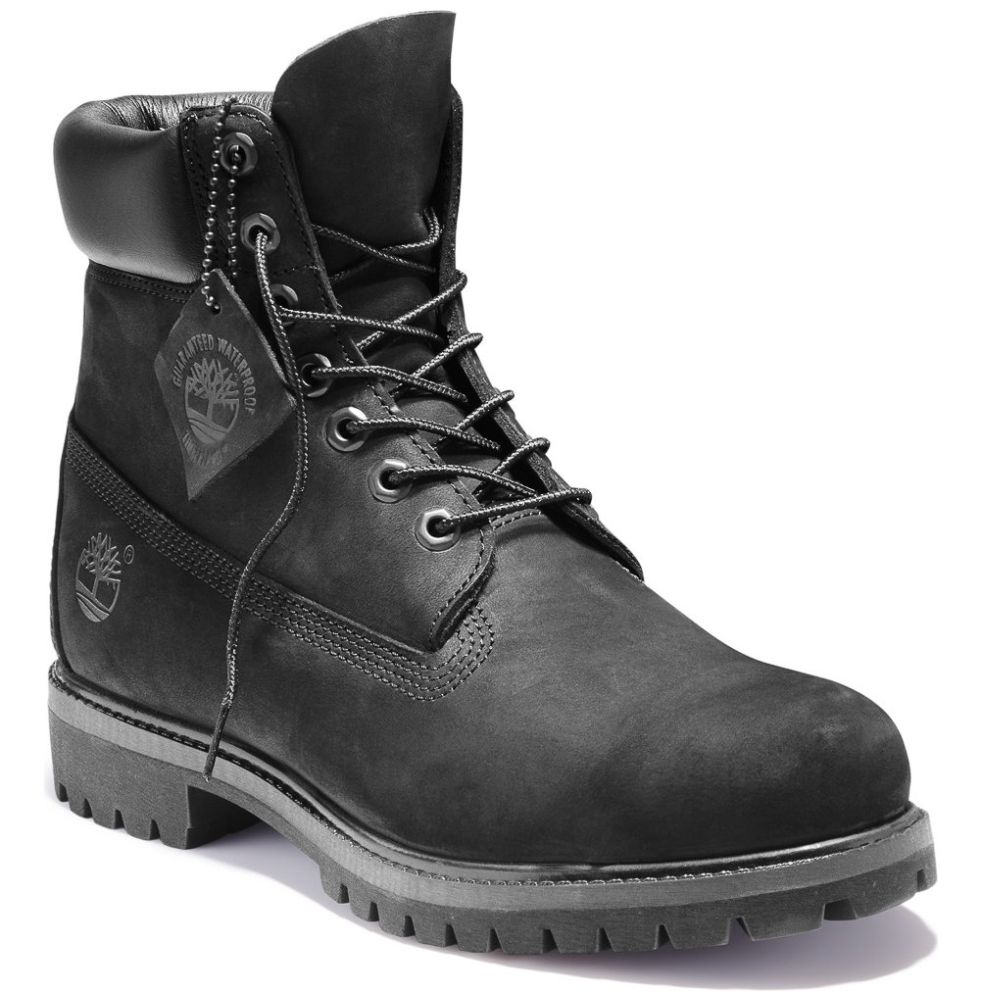 Bota de Piel Negra Timberland para Hombre