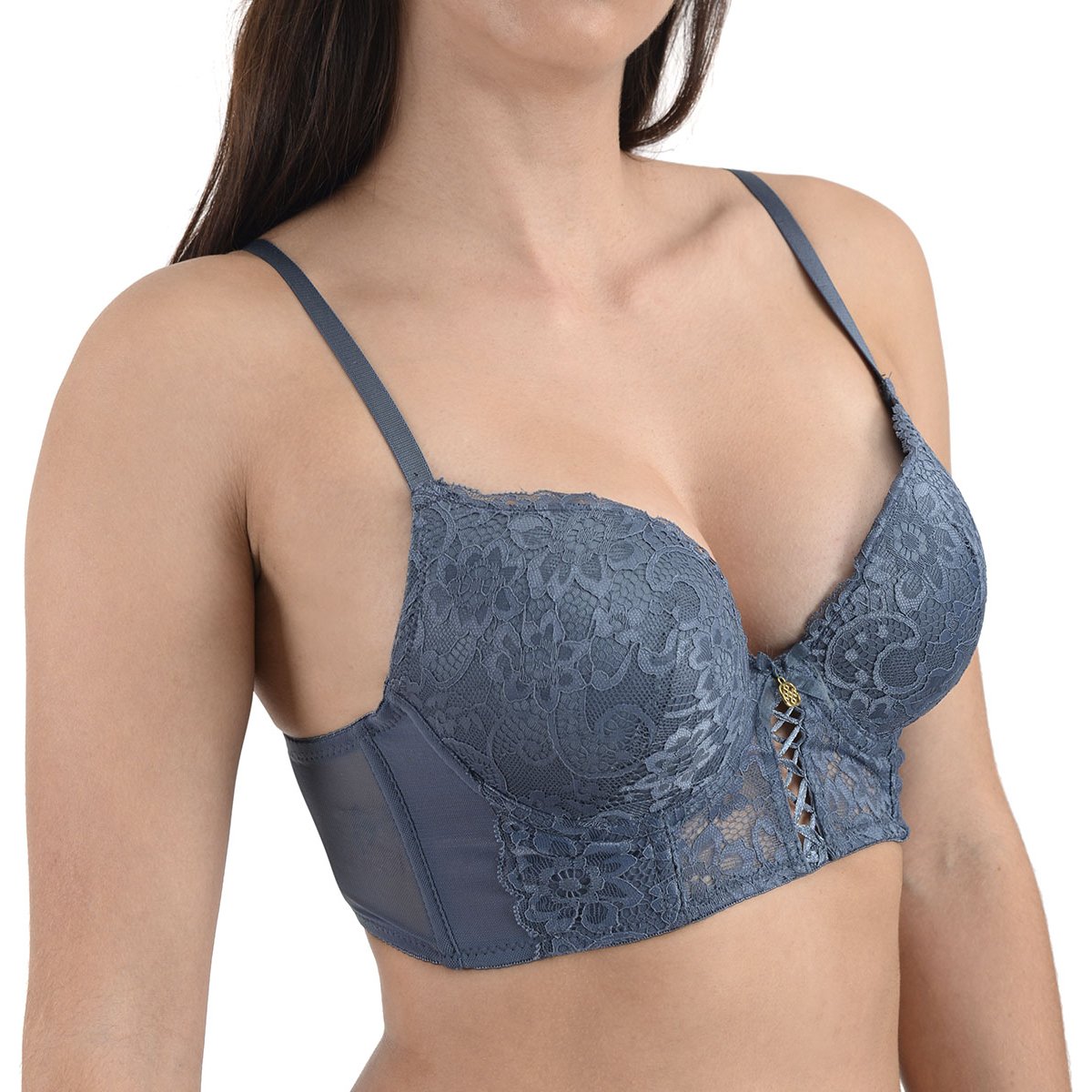 Set Brasier y Panty Encaje Daisy Fuentes Df2391Set