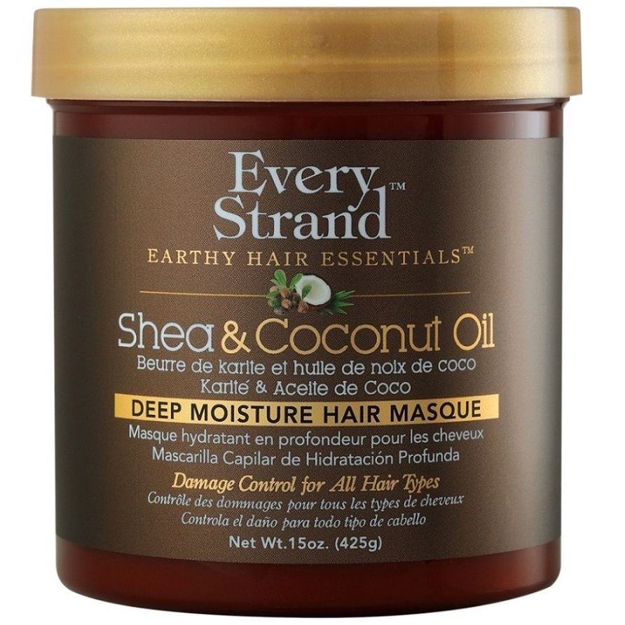 Every Strand Mascarilla Capilar de Hidratación Profunda  Karité y Aceite de Coco 425G